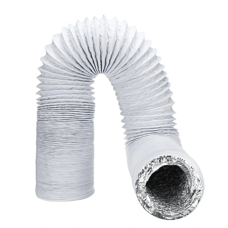 Flexible 4 Inch PVC Aluminum Foil Smoke Tube - 4.92-26.25ft Telescopic Exhaust Hose - Image 3