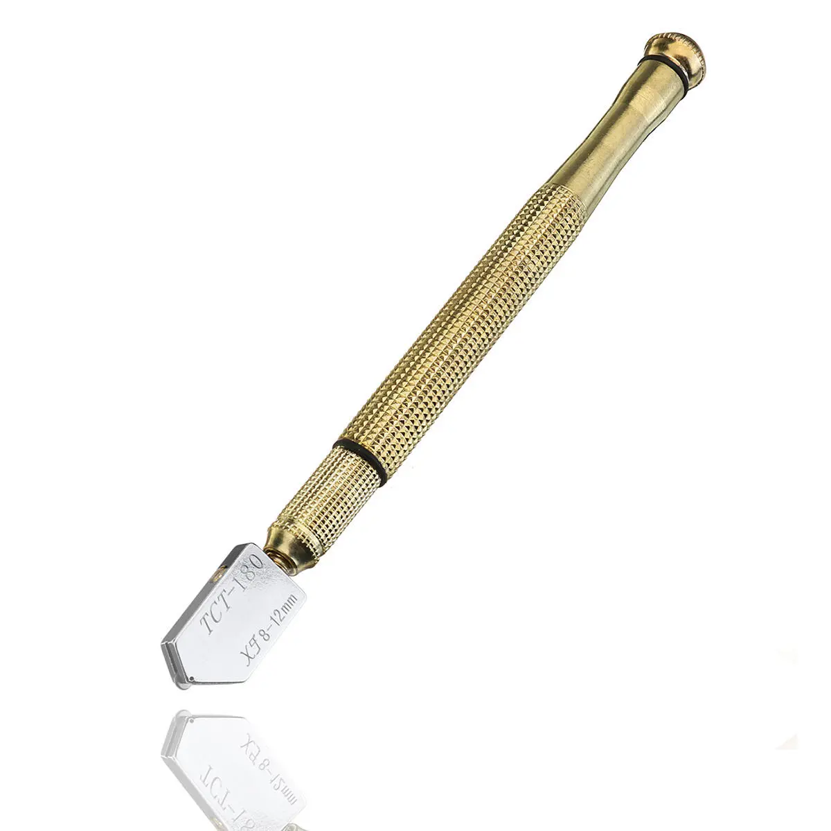 Glass Cutter with Oil Feed - 17mm Metal Handle Straight Head for Glass & Ceramic Tile - Image 5