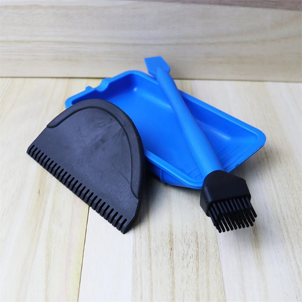 Silicone Glue Applicator Kit - Woodworking Glue Brush, Tray & Spreader Set - Image 2