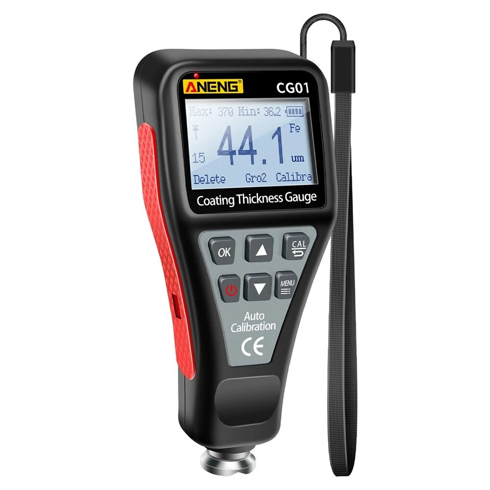 ANENG CG01 Digital Coating Thickness Gauge | 0-1500um | Backlight LCD | Car Paint & Film Tester - Image 3
