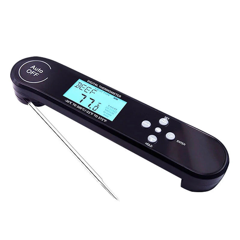 CH-209 Digital Folding Probe Food Thermometer | -30° to 300°C | Voice Broadcast - Image 3