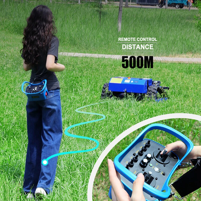 AWY-550 Remote Control Lawn Mower | 550mm Loncin 224cc | 45° Gradeability & Electric Lift - Image 3