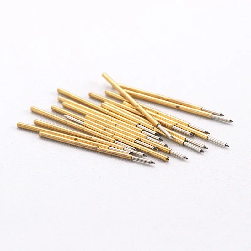 P50-B Nickel Plated Test Probe | 16.35mm Spring Detection Pogo Pin | 100 Pcs for Home Test Tools - Image 2