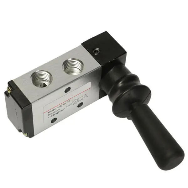 5 Port 2 Position Pneumatic Control Valve | 1/4 Inch PT Port | Hand Lever Operated 4H210-08 - Image 5