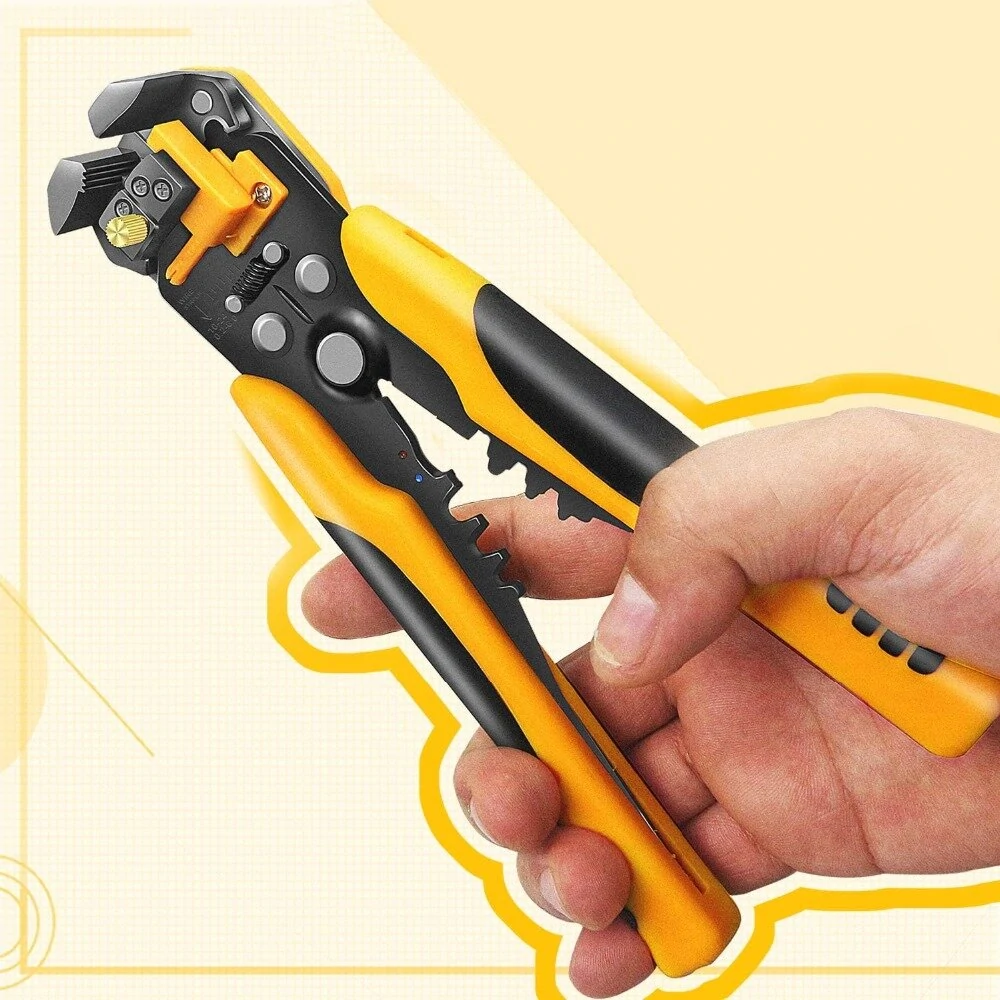 HSC8 6-6A Crimping Pliers | Ye-1 Wire Stripper | 1200pc Terminal Set - Image 4