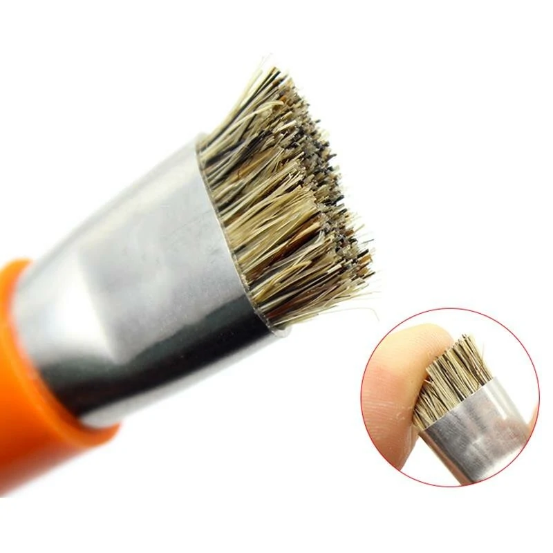 KGX K-222 ESD Safe Anti-Static Brush | Double Head Hard Brush for Phone Repair - Image 4