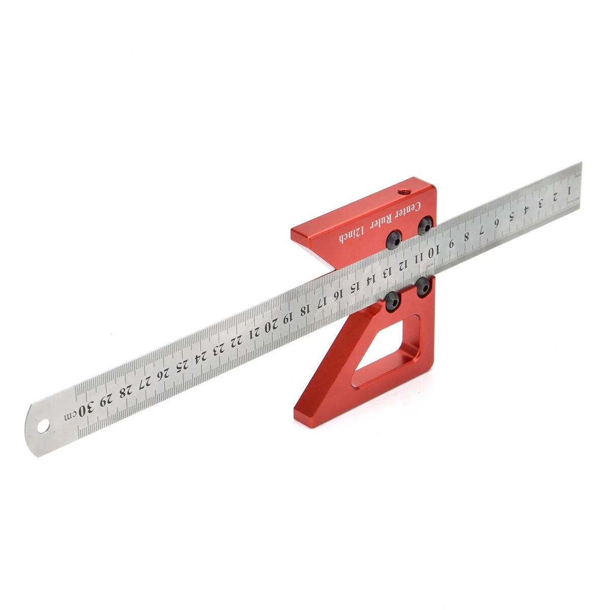 Precision Center Finder | 45 Degree V-Shaped Ruler | Anodized Durable Woodworking Tool - Image 3