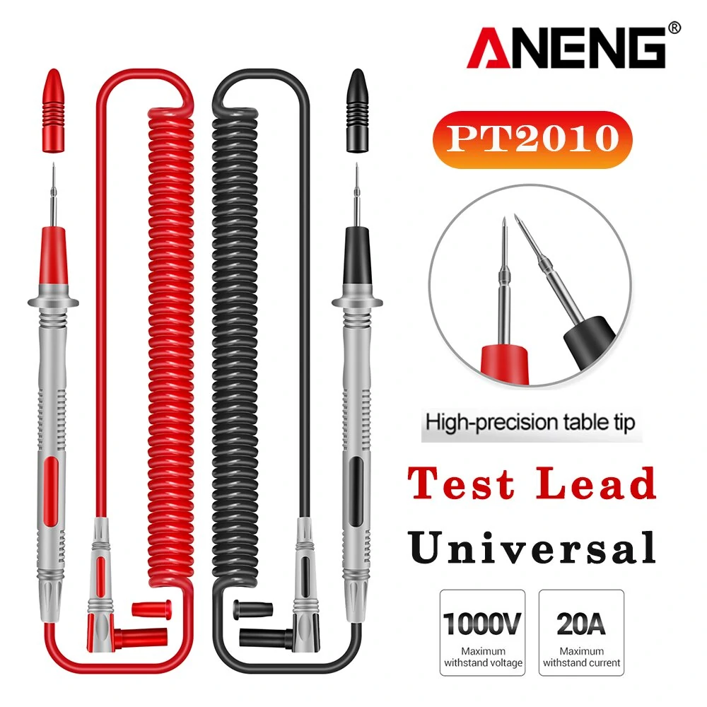 ANENG PT2010 Multifunctional Tester Lead | Universal Multimeter Probe Spring Wire Pen Cable - Image 2