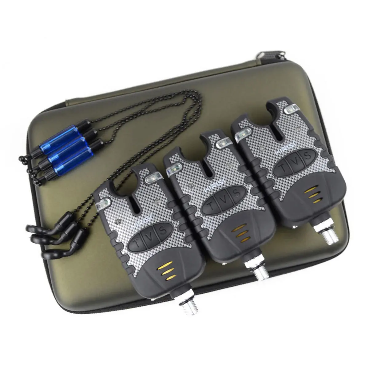 Carp Fishing Bite Alarm & Illuminated Swinger Set - Water Resistant Night Light - Image 2
