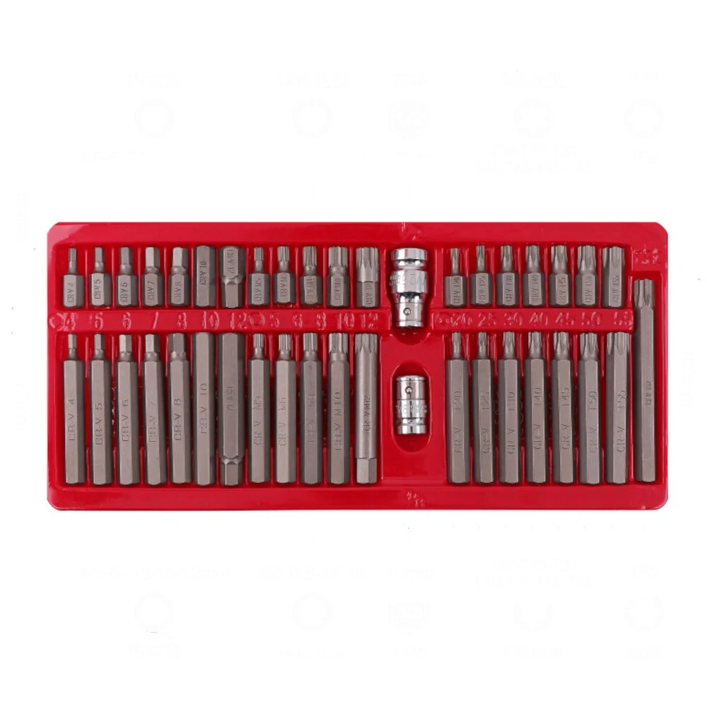 41pcs Hex & Torx Bit Set - Electric Screwdriver Adapter Kit for Repairs - Image 4