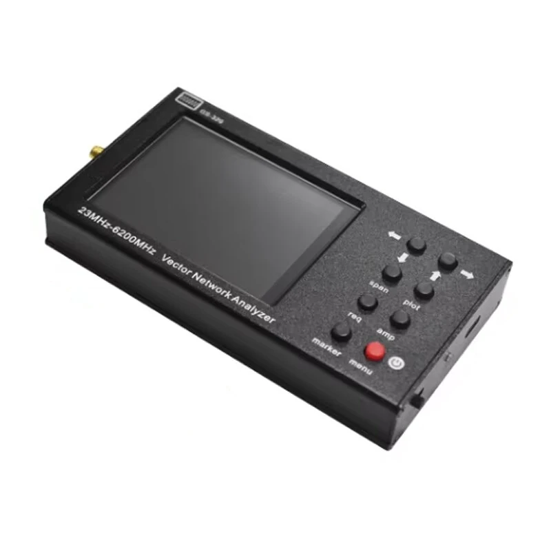 GS320 Vector Network Analyzer | 23MHz-6200MHz Handheld RF Analyzer & VSWR Tool - Image 2