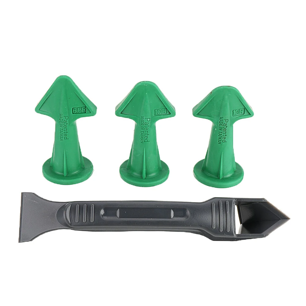 Nozzle Scraper Set - Silicone & Caulk Finisher Tool | Sealant Smooth Scrapers & Grout Kit - Image 2