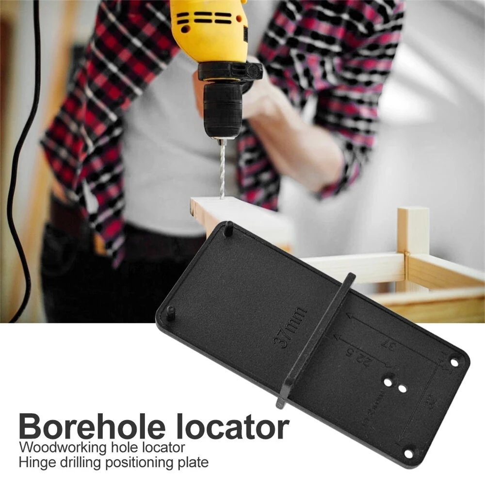 28/37mm Hinge Hole Drilling Guide | Cabinet Installation Template Tool - Image 4
