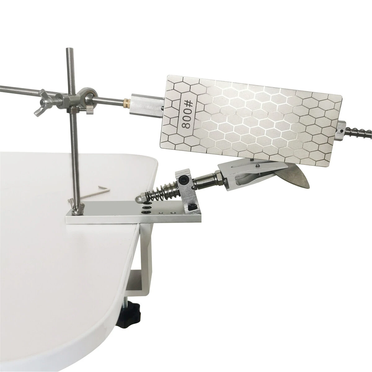 K10 Professional Knife Sharpener System | 4 Whetstones & 360° Rotation - Image 4