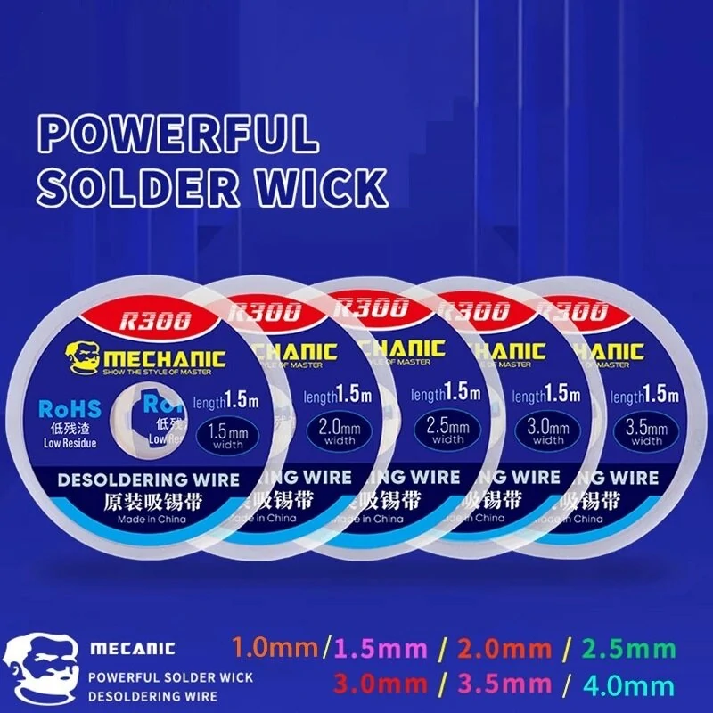MECHANIC Desoldering Braid Solder Wick - 10pcs 1.0-4.0mm | BGA Tools - Image 5