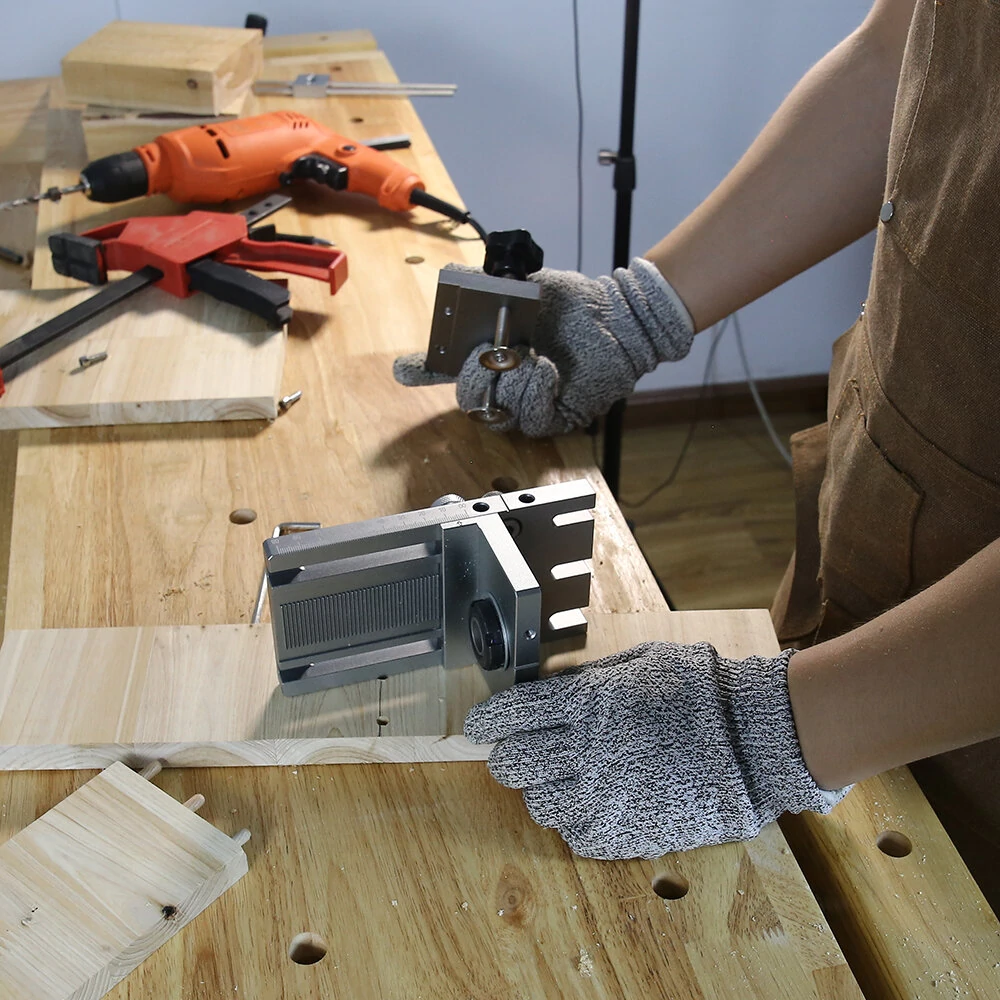RUITOOL Pocket Hole Jig Kit - Wood Drill Locator & Guide with 6/8/10mm Bits - Image 2