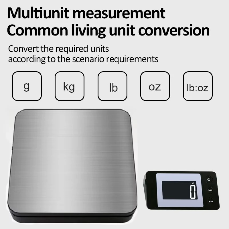 Stainless Steel Pet Weight Scale - 50kg Capacity - g/kg/lb/oz Multi-Unit - Image 5