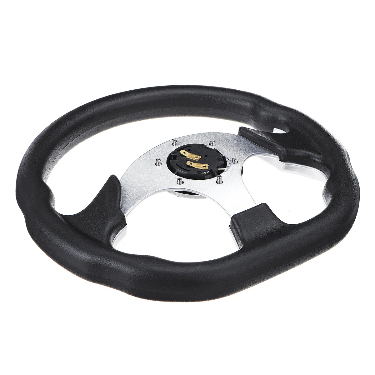 Universal Leather Racing Steering Wheel - 320mm Sports Drifting Design - Image 5