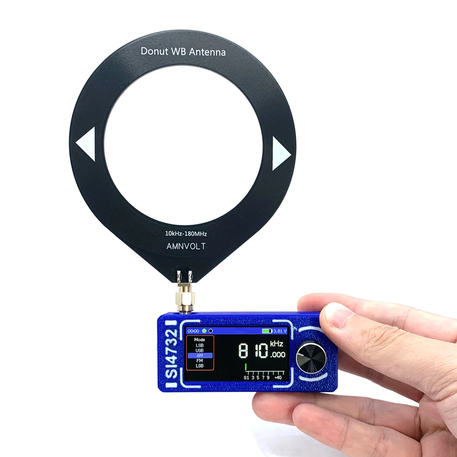 ATS MINI ESP32-S3 SI4732 Pocket Radio - DSP Receiver Full Band FM AM SW SSB | 1.9in IPS Screen - Image 5