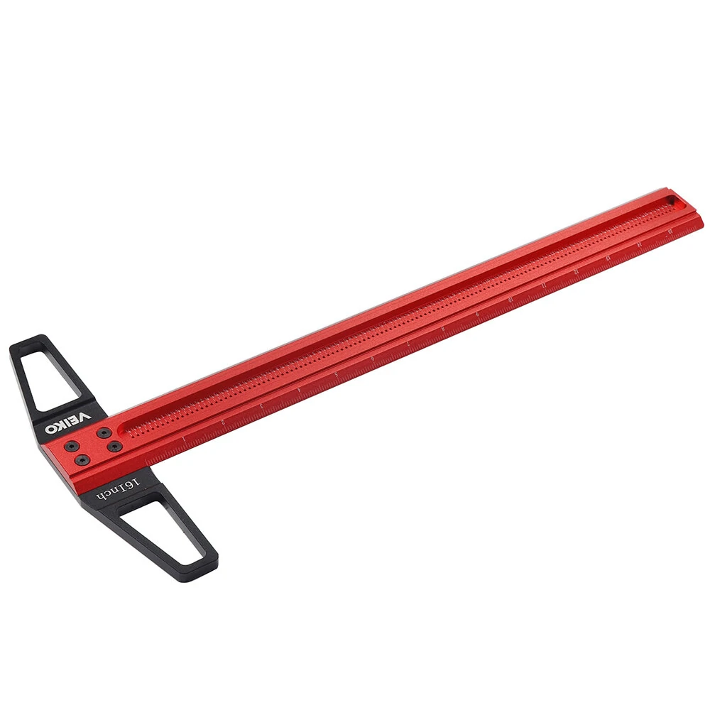 ENJOYWOOD VEIKO TS Imperial Aluminum Alloy Scriber Ruler | 12-30 Inch | 1/16 Per Hole - Image 2