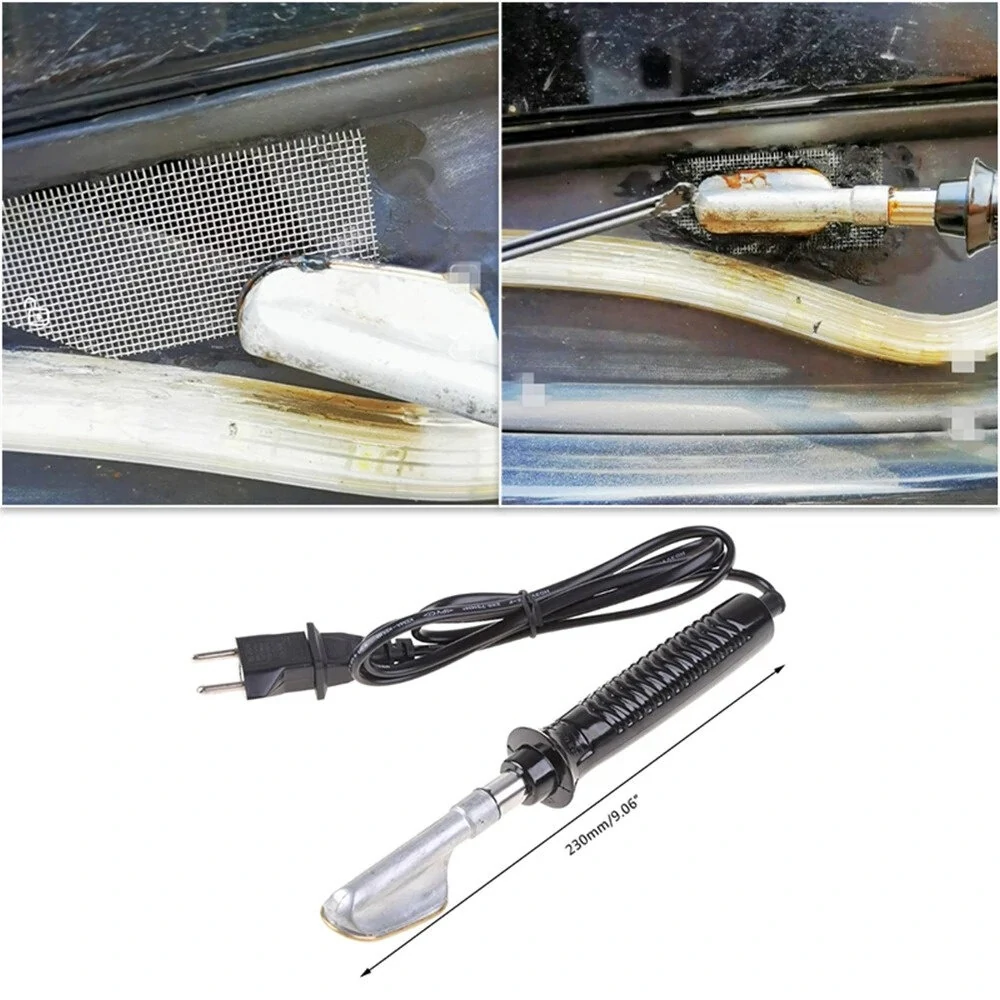 50W Car Bumper Repair Kit - Electric Soldering Iron & Plastic Welding Tool with PP Sticks - Image 2