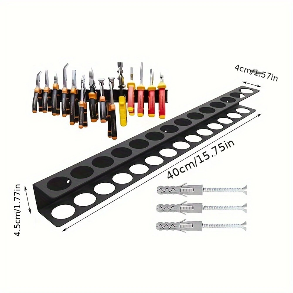 Heavy-Duty Metal Wall-Mounted Tool Organizer | Powder-Coated Garage & Workshop Storage - Image 5