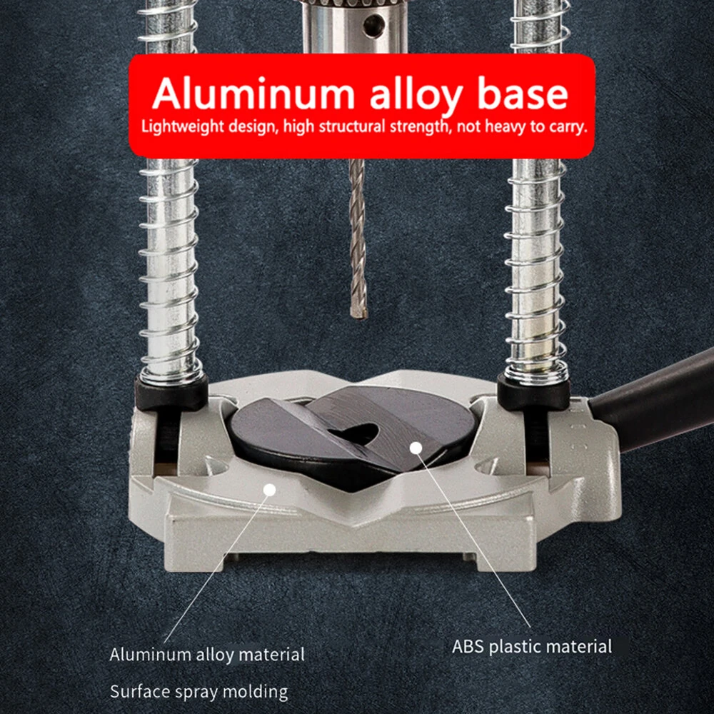 Versatile Drill Stand for Woodworking | Multi-Angle Hole Puncher & Mini Drill Holder - Image 3
