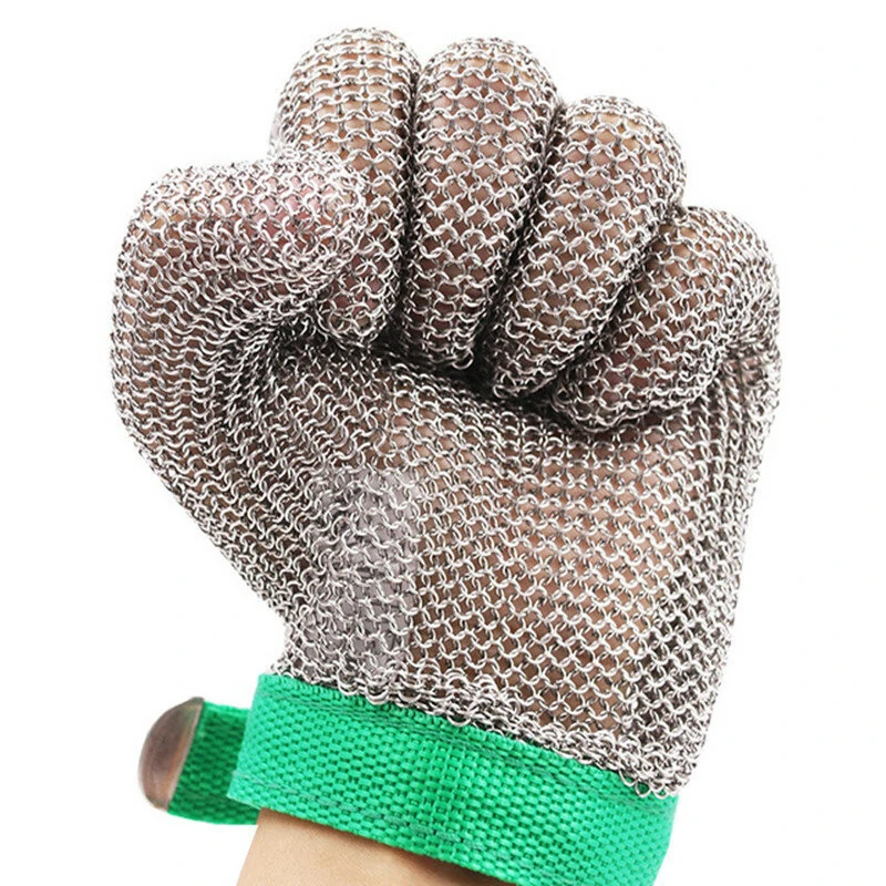 304 Stainless Steel Grade 5 Cut Resistant Gloves | Metal Mesh for Mechanical Handling & Hand Protection - Image 4