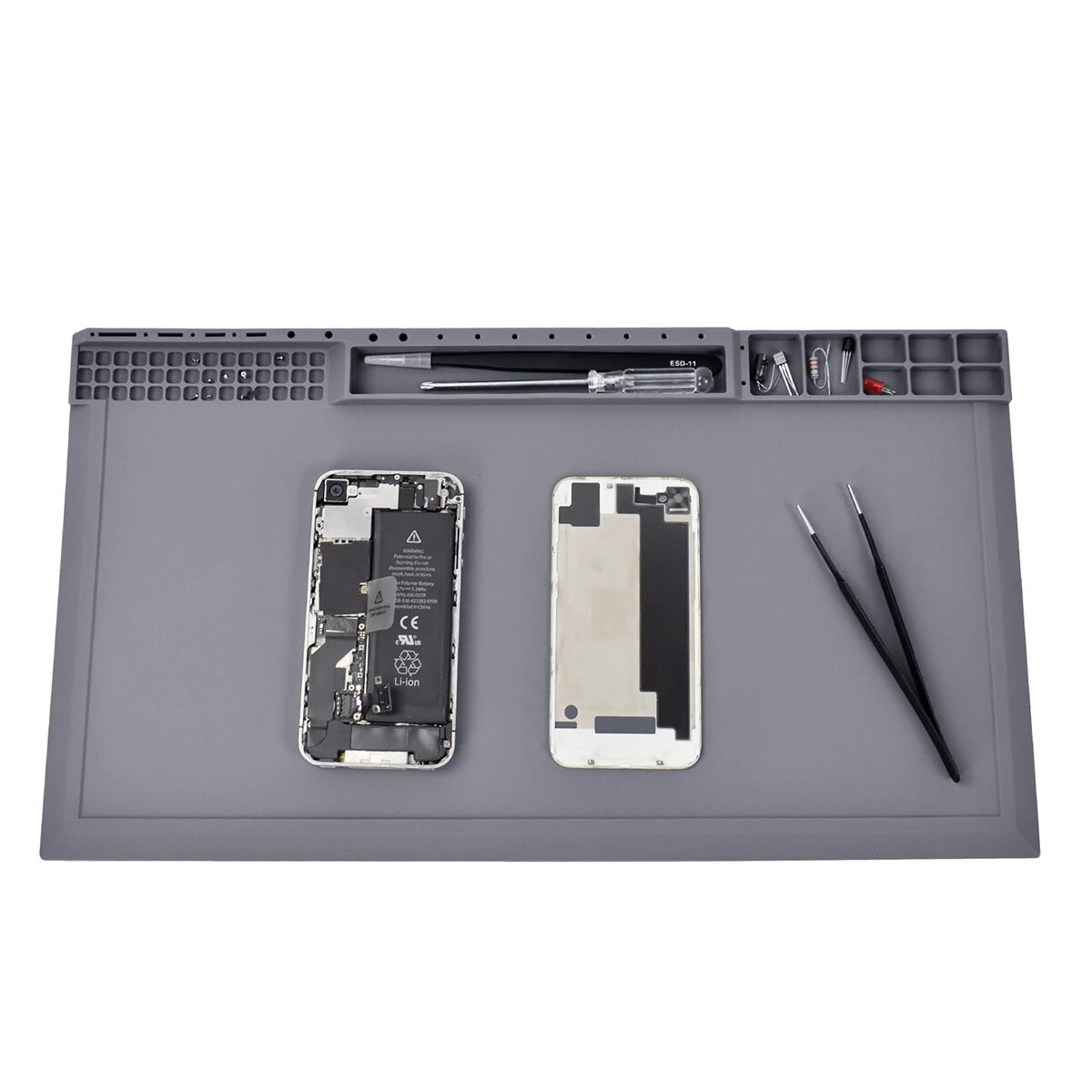 Silicone Soldering Mat - High Temperature Magnetic Non-Slip Welding Pad - Image 4