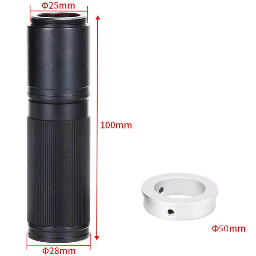 HAYEAR 120X Zoom C-Mount Lens | 5:1 Ratio 50-700mm | Microscope Accessory - Image 3