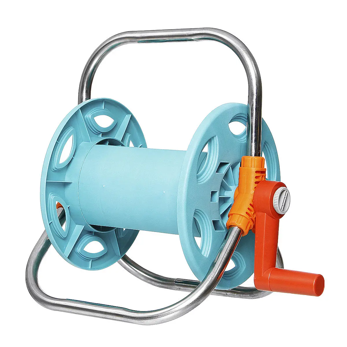 Portable Garden Hose Reel Cart - Outdoor Water Pipe Storage Holder & Caddy - Image 2