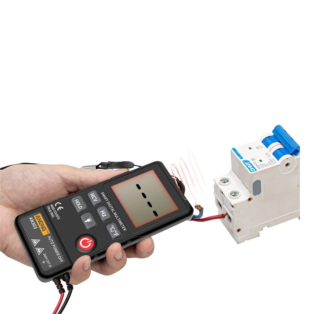 ANENG AN303 True RMS Digital Multimeter - 4000 Count | NCV, Capacitance, Hz Tester - Image 4