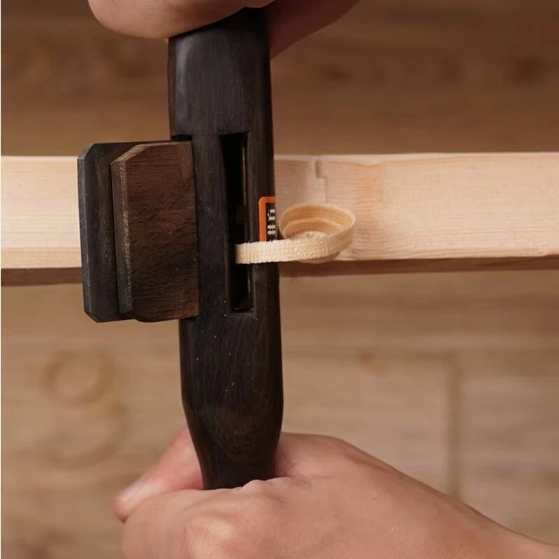 Ebony Hand Plane - 265mm Round Handle Wood Planer | Flat or Round Bottom - Image 5