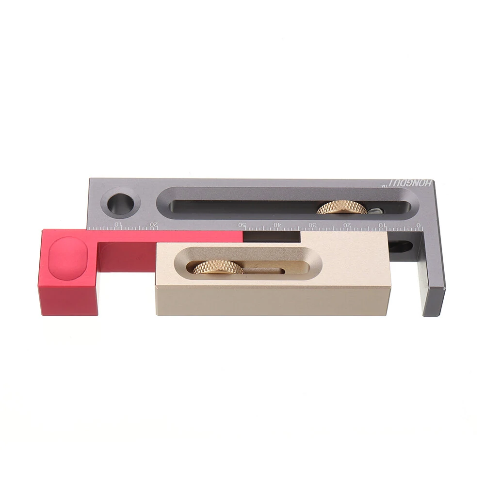 HONGDUI Kerfmaker Table Saw Slot Adjuster - Mortise and Tenon Tool for Woodworking - Image 2