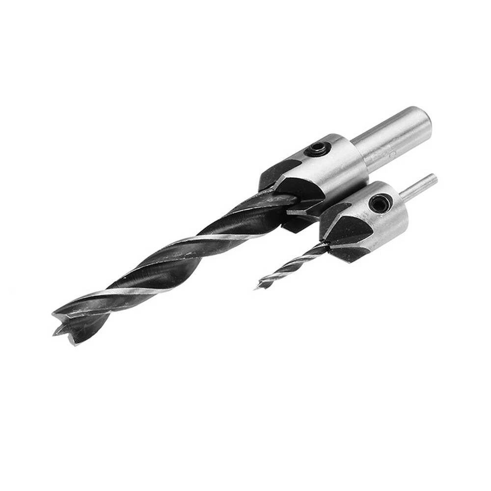 Drillpro 7pcs HSS 5-Flute Countersink Drill Bit Set | 3-10mm for Woodworking - Image 4