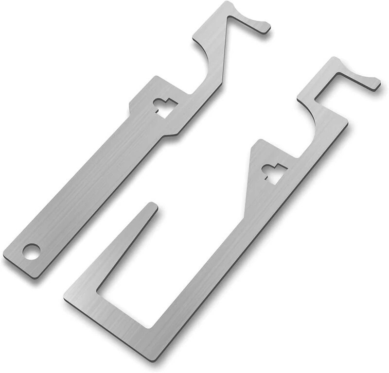 5PCS Stainless Steel Pry Bar Tool - Multi-Functional Nail Puller & Bottle Opener - Ergonomic Waterproof Handle for Emergency - Image 2