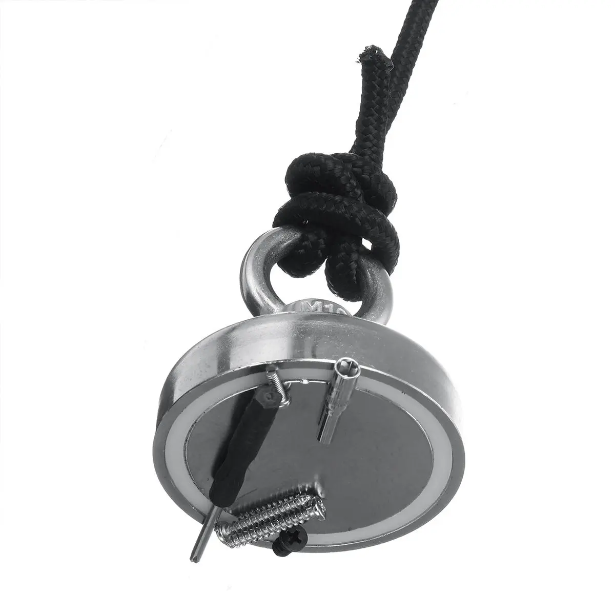 Neodymium Fishing Magnet - 250kg Pull with 10 Metre Rope for Recovery & Treasure - Image 3