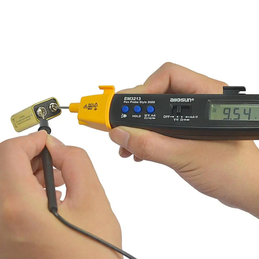 ALL SUN EM3213 AutoRange Digital Multimeter | AC DC Voltage Tester | Automotive - Image 2