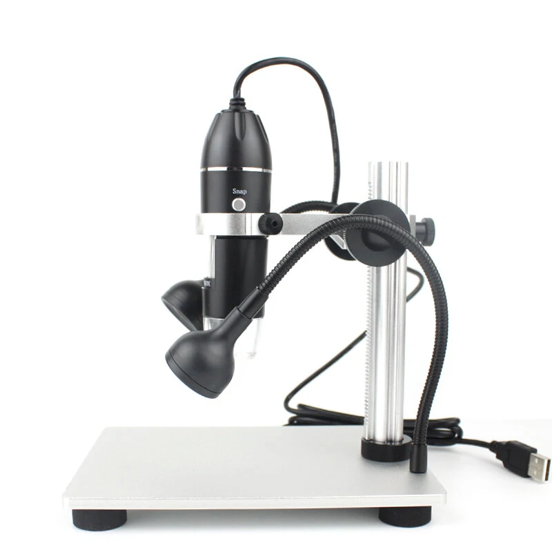 1000X/1600X Digital USB Microscope - For Android, iOS & PC | With LED & Aluminum Stand - Image 2