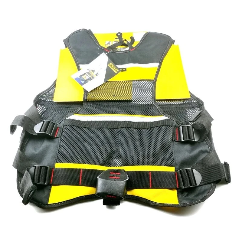 Multi-pocket Work Tool Vest - Adjustable Strap & Reflective Safety Strip - Image 2
