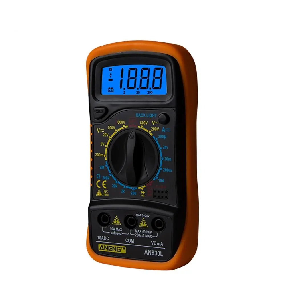 ANENG AN830L Digital Multimeter - AC DC Voltmeter Ammeter OHM Tester | Pocket Size - Image 5