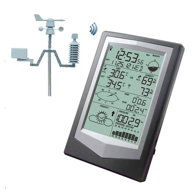WS1040 Professional Wireless Weather Station | PC Link, Thermometer Hygrometer - Image 2