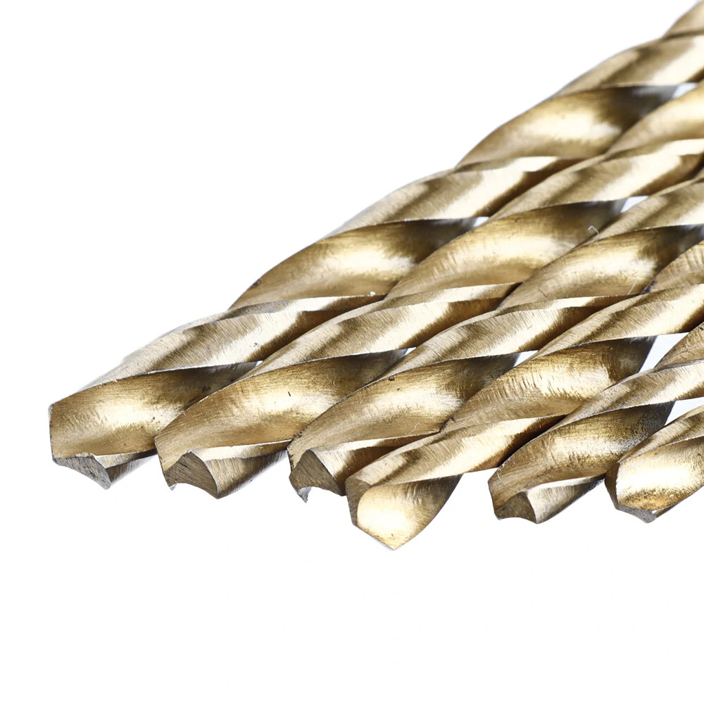 13Pcs HSS Drill Bit Set - Titanium Coating 1/16-1/4 Quick Change Twist Drill - Image 5
