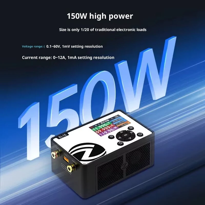 ALIENTEK EL15 Programmable Electronic Load Meter - 150W Battery Capacity Tester | 60V 12A High Precision - Image 3