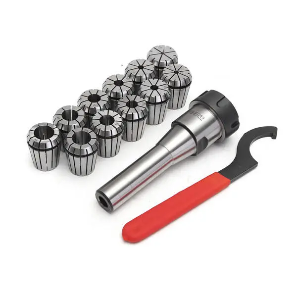 ER32 Spring Collets Set - 11pcs with R8-ER32 Chuck Holder for CNC Milling & Lathe - Image 2