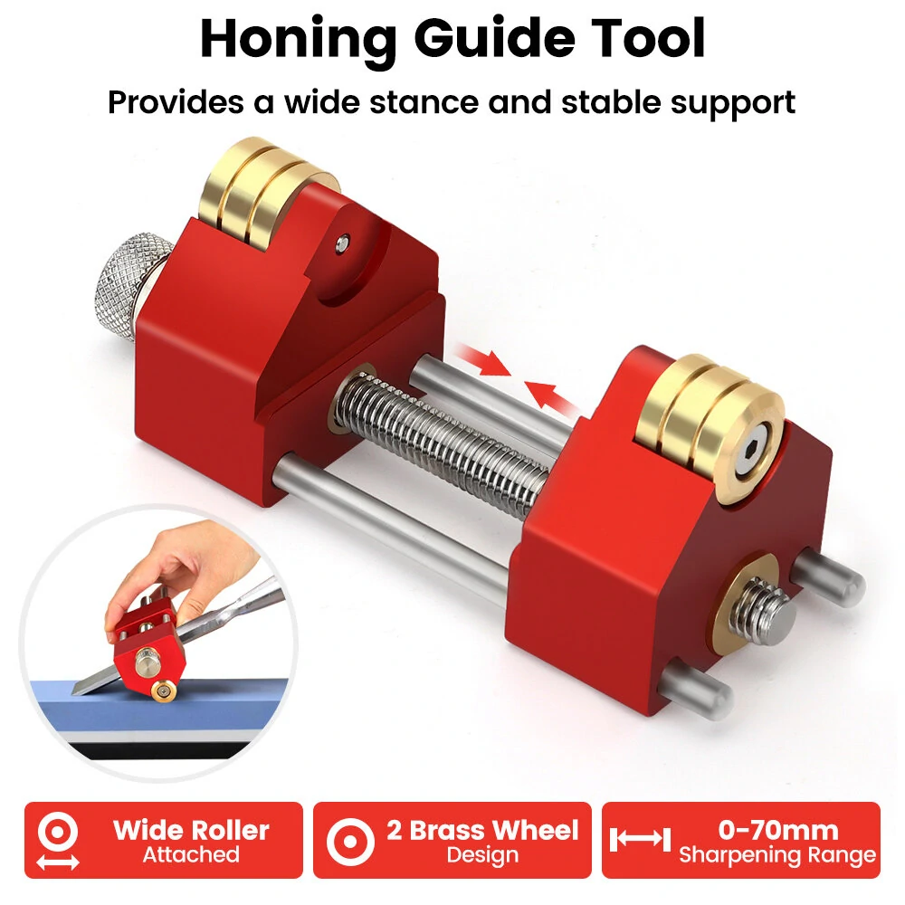 Mohoo Sharpening System | Honing Guide & Angle Fixture for Woodworking Chisels - Image 3