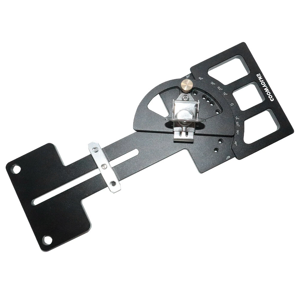 ENJOYWOOD Adjustable Track Saw Guide Square | 60° to 60° Angle Stop - Makita Festool Compatible - Image 4