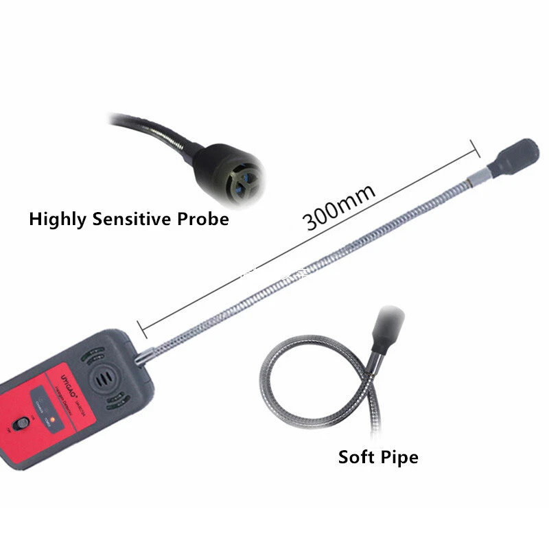 UA6070A Halogen Gas Leak Detector | Portable AC Exhaust Analyzer - Handheld Halogen Gas Sensor - Image 5