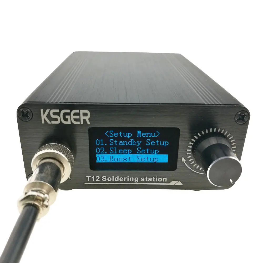 T12 Digital Soldering Station - V2.1S Temperature Controller with 907 Handle & Tips - Image 3
