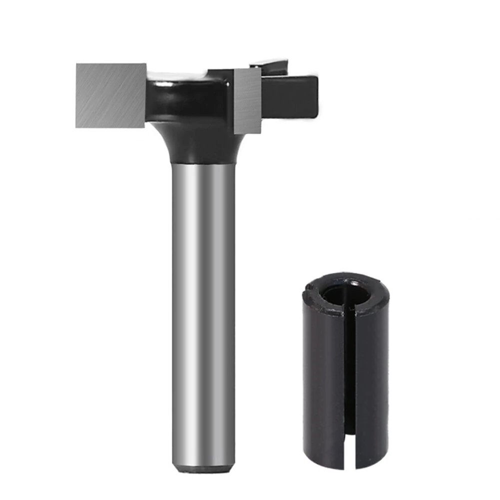 LAVIE 1/4 Inch Shank Spoilboard Surfacing Router Bit | 1 Cutting Diameter | 3 Flutes CNC Slab Flattening Bit - Image 2
